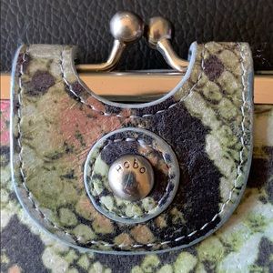 Hobo International Green Python Wallet